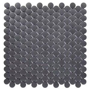 BUNDLE OF 5 SHEETS "FESTIVAL" DARK GRAY PENNY TILE